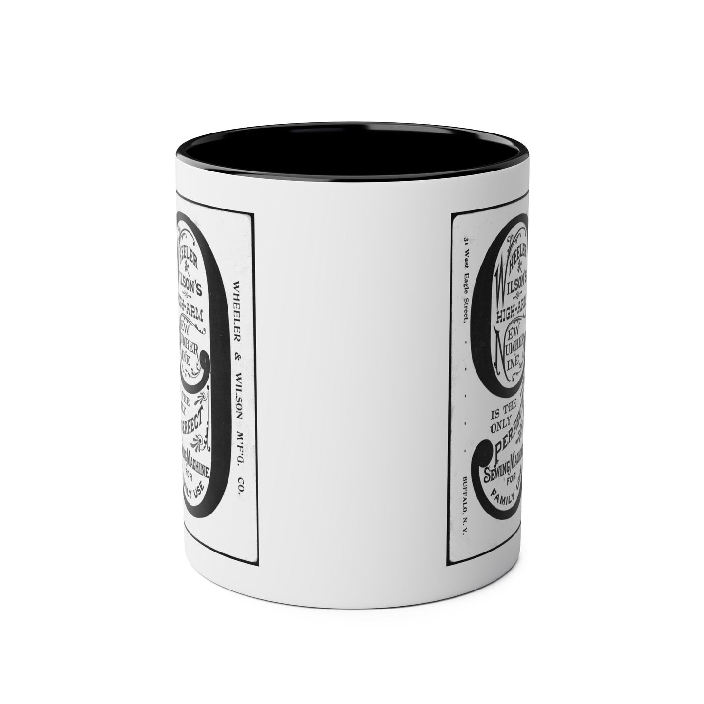 Wheeler & Wilson's High-Arm Number Nine Sewing Machine Mug