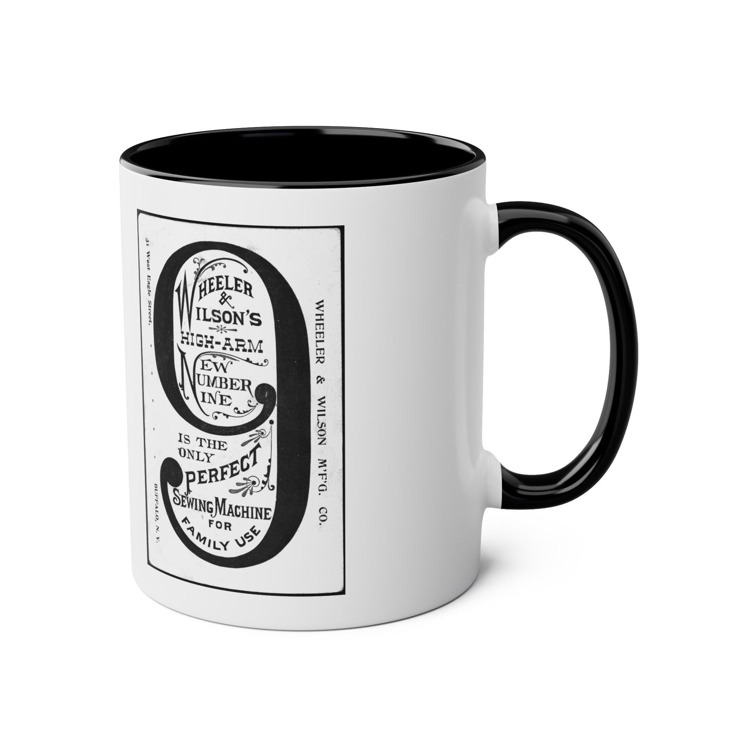 Wheeler & Wilson's High-Arm Number Nine Sewing Machine Mug