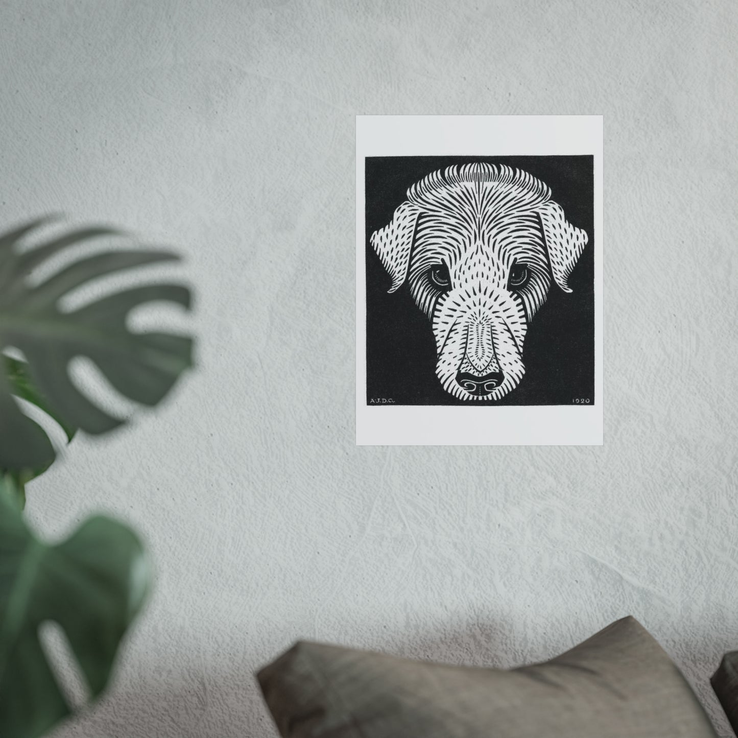 Dog Head Print