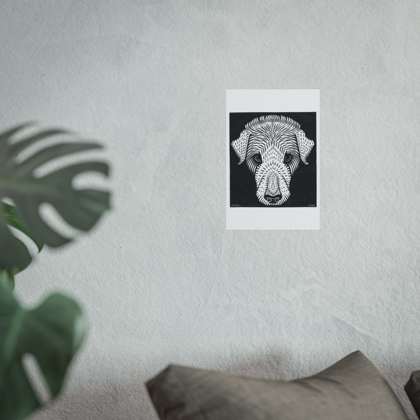 Dog Head Print