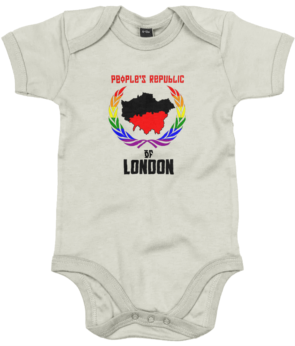 People's Republic of London Rainbow Babygrow