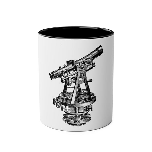 Engineer's Transit With Level and Gradienter Attachment Mug