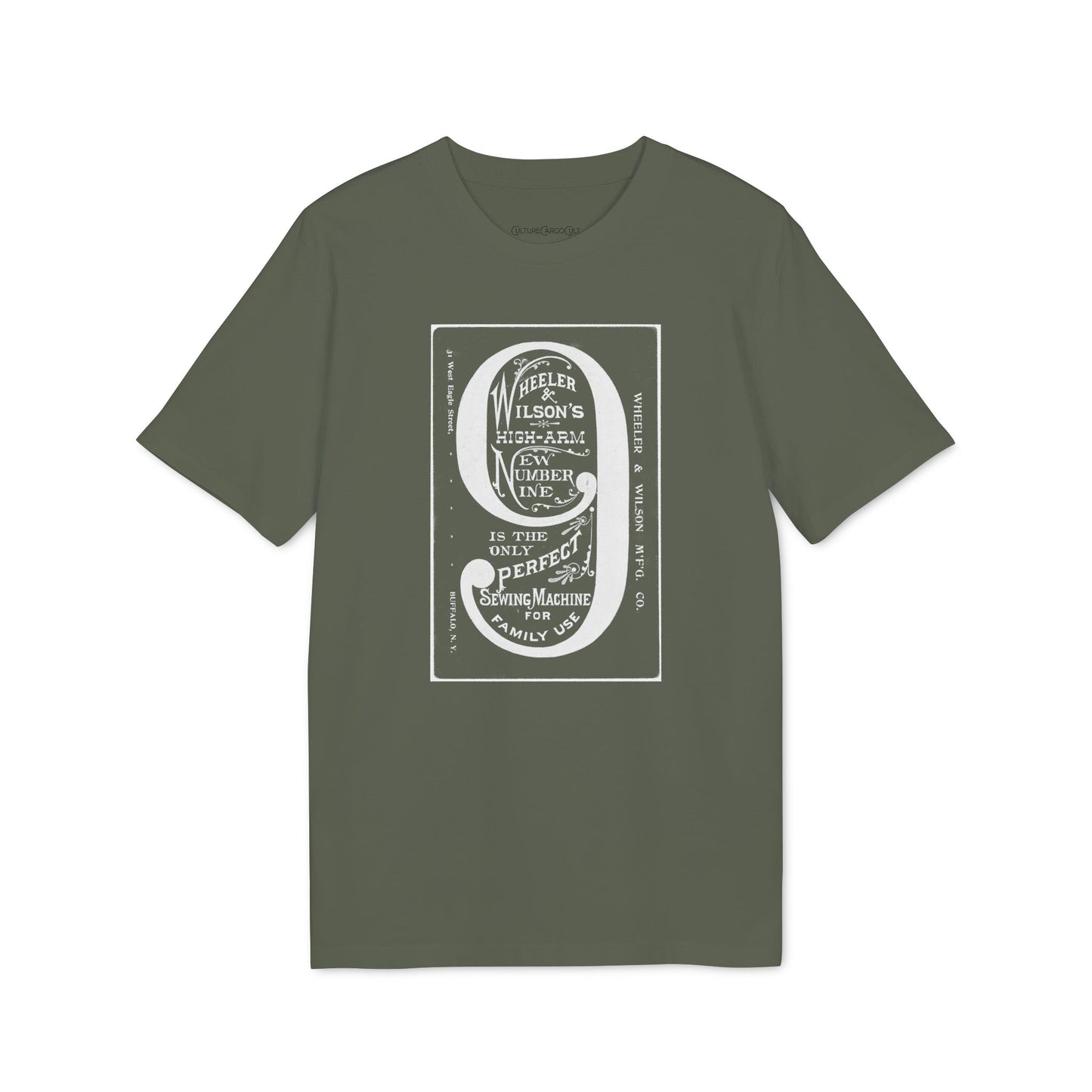 Wheeler & Wilson's High-Arm Number Nine Sewing Machine T-shirt