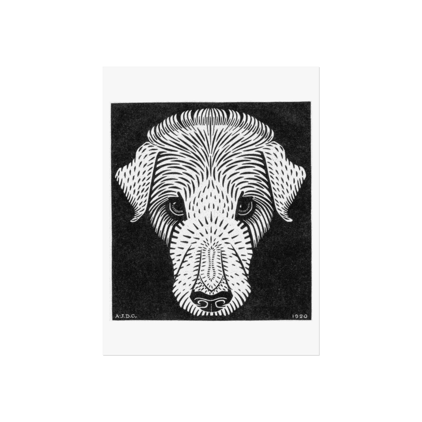 Dog Head Print