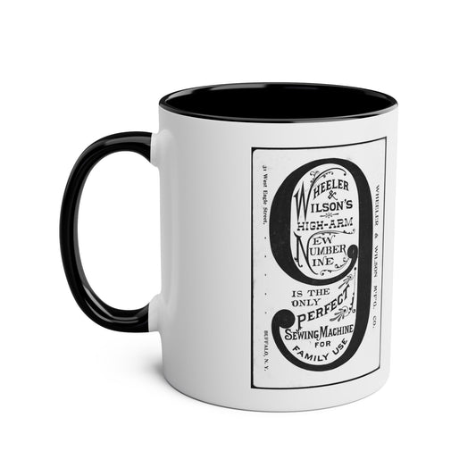 Wheeler & Wilson's High-Arm Number Nine Sewing Machine Mug