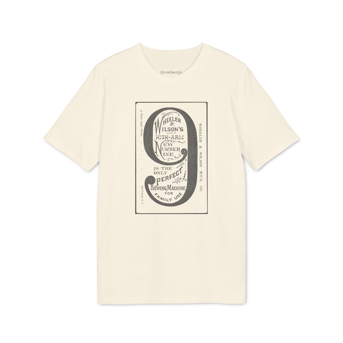 Wheeler & Wilson's High-Arm Number Nine Sewing Machine T-shirt