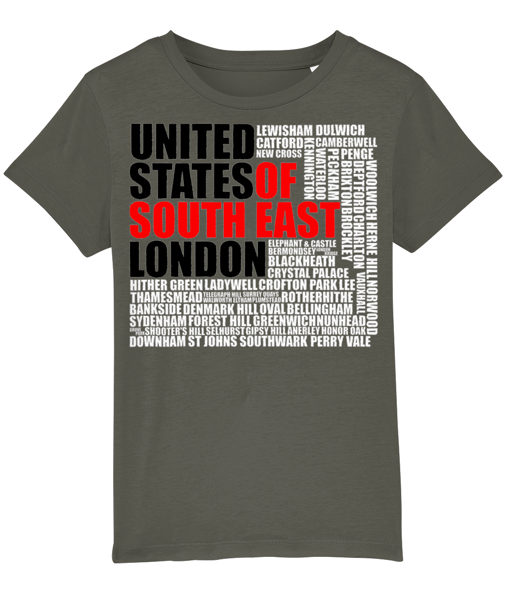 United States of South East London Kids T-Shirt