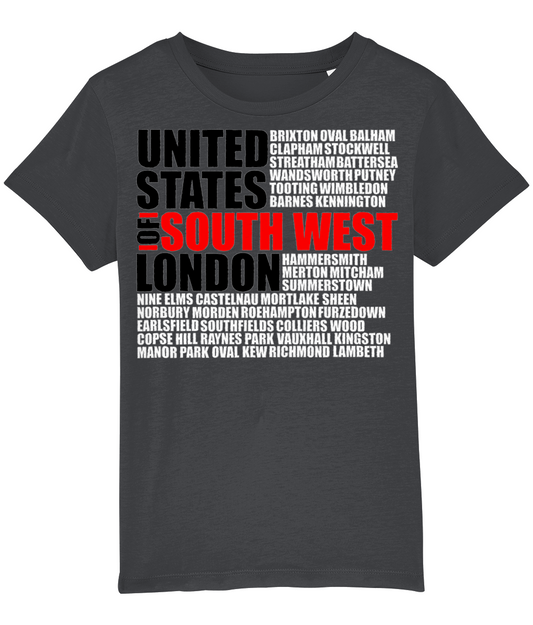 United States of South West London Kids T-Shirt